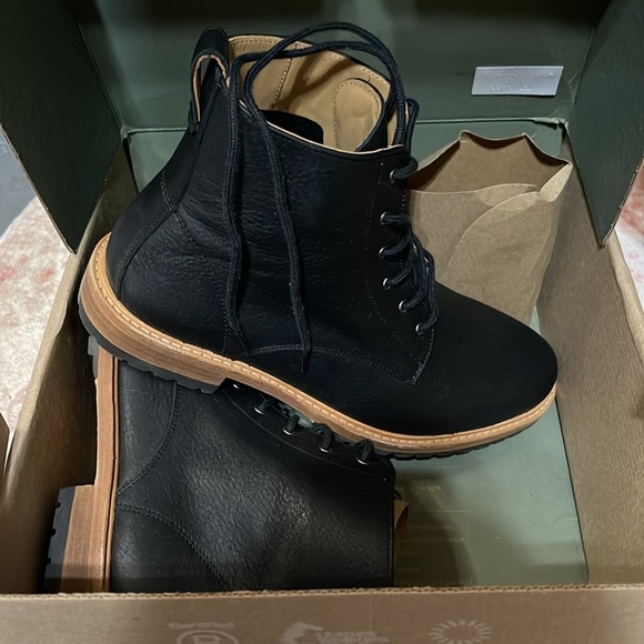Nisolo Men’s All-Weather Leather Black Boot Size 8.5 New in Box - Picture 5 of 5